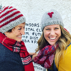 'Heart Felt' Toques: Solids with pompoms