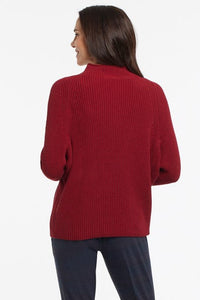 T Button Dolman Sleeve Sweater