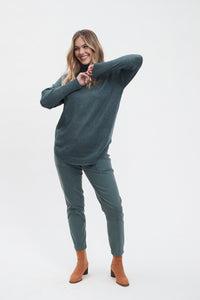 FDJ Cowl Neck Long Sleeve Sweater: 3 colours
