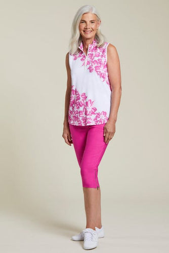 Performance V-Neck Tank Top: Pink, Powell River, BC