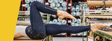 Load image into Gallery viewer, Second Yoga Ankle Denim: BLACK

