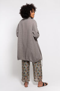 Linen Open Flyaway: White or Navy