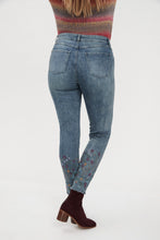 Load image into Gallery viewer, FDJ: OLIVIA Embroidered Ankle Denim
