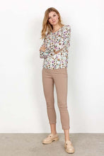 Load image into Gallery viewer, Spring inspired floral Top with a T-shirt feel. At Fits to a T, BC, Canada
