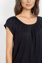 Load image into Gallery viewer, Marica Gathered Short Sleeve Top, Powell River, BC
