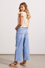 Load image into Gallery viewer, Eco- conscious Rainbow Thread Distressed Jeans
