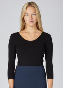 Bamboo 3/4 Sleeve Scoop
