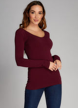 Load image into Gallery viewer, Bamboo V Long Sleeve

