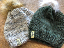 Load image into Gallery viewer, &#39;Heart Felt&#39; Toques: Solids with pompoms
