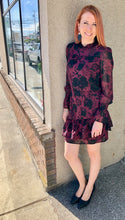 Load image into Gallery viewer, High Neck Merlot Dress
