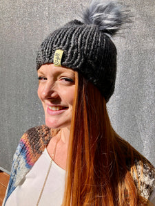 'Heart Felt' Toques: Solids with pompoms