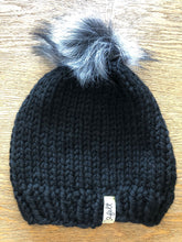 Load image into Gallery viewer, &#39;Heart Felt&#39; Toques: Solids with pompoms
