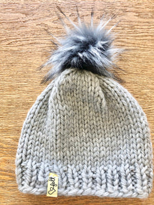 'Heart Felt' Toques: Solids with pompoms