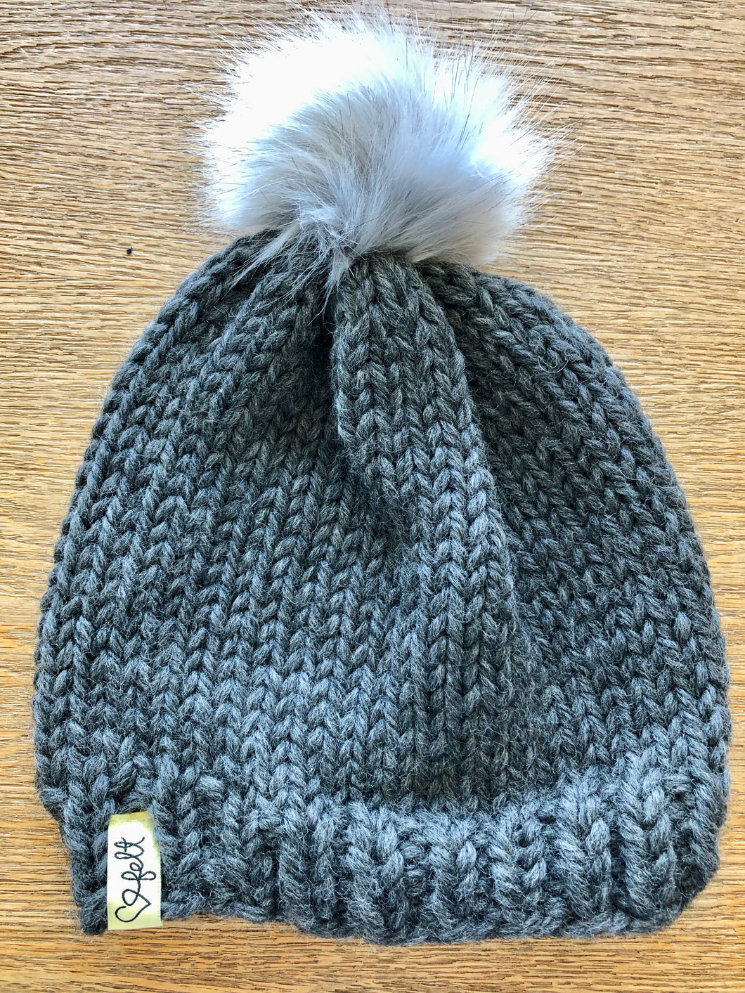 'Heart Felt' Toques: Solids with pompoms
