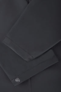 LONG 'Rains' Waterproof Jacket: BLACK