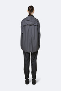 'Rains' Waterproof Jacket: CHARCOAL