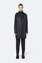 Load image into Gallery viewer, LONG &#39;Rains&#39; Waterproof Jacket: BLACK
