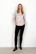 Load image into Gallery viewer, Soya Printed Violet Top

