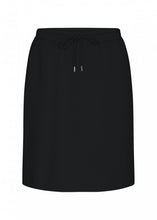 Load image into Gallery viewer, Banu Modal Black Straight Skirt
