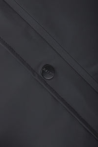 LONG 'Rains' Waterproof Jacket: BLACK