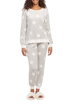 Load image into Gallery viewer, Velvet Touch Star PJ Set
